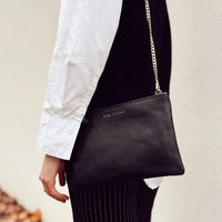 Cara 2.0 - Bolso de mano de piel color negro