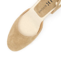 Sofia Espadrille Wedge - Tan Suede