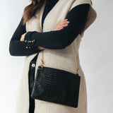 Cara - Leather Clutch Bag - Dida Ritchie