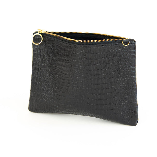 Cara - Leather Clutch Bag - Dida Ritchie