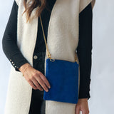 India - Suede Clutch Bag - Dida Ritchie