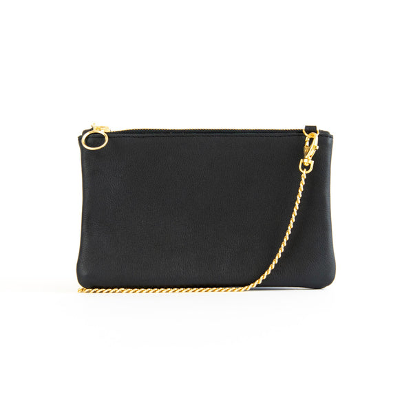 Rosa - Leather Clutch Bag - Dida Ritchie