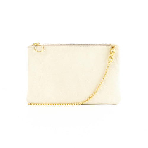 Rosa - Leather Clutch Bag - Dida Ritchie